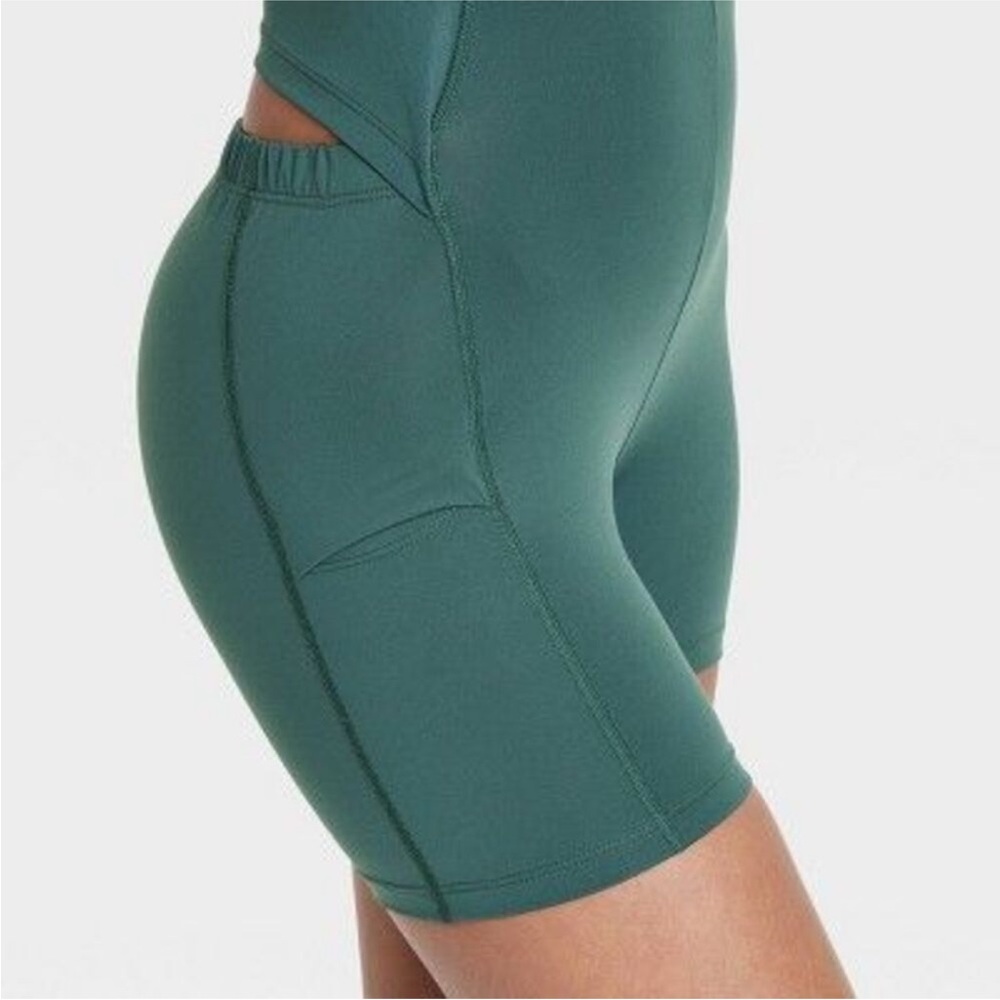 Target Green Textured Racerback Mini Dress - Picture 4 of 5